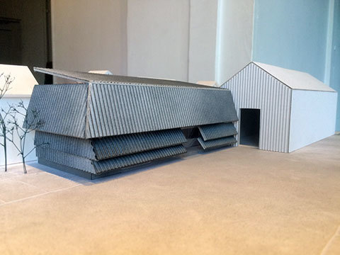 徳島のオフィス 模型 建築デザイン
